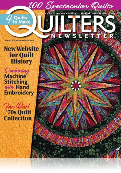 Quilters Newsletter Cover