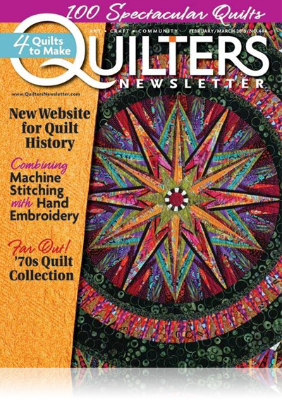 Quilters Newsletter Cover