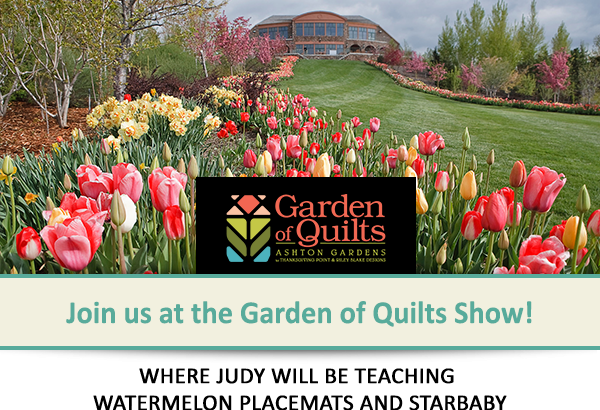 Join us at the Garden of Quilts Show
