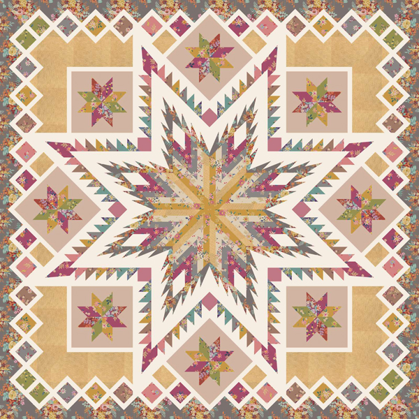 The Spanish Fountain 68" Square Tilda Fabrics: Basics & Solids, Chic Escape