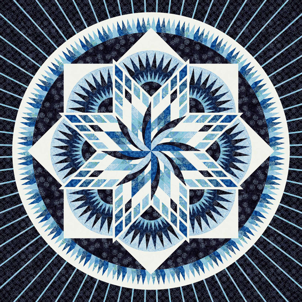 Cranberry Martini • 68" Square Hoffman: Assorted Collections