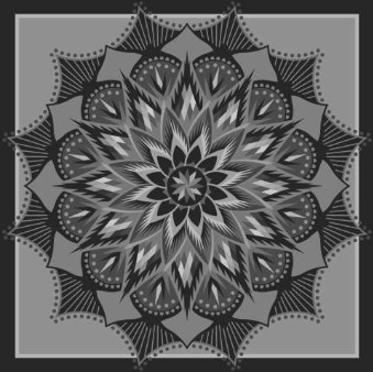 Carnival Flower Wall Template