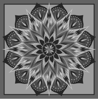 Carnival Flower Wall Template
